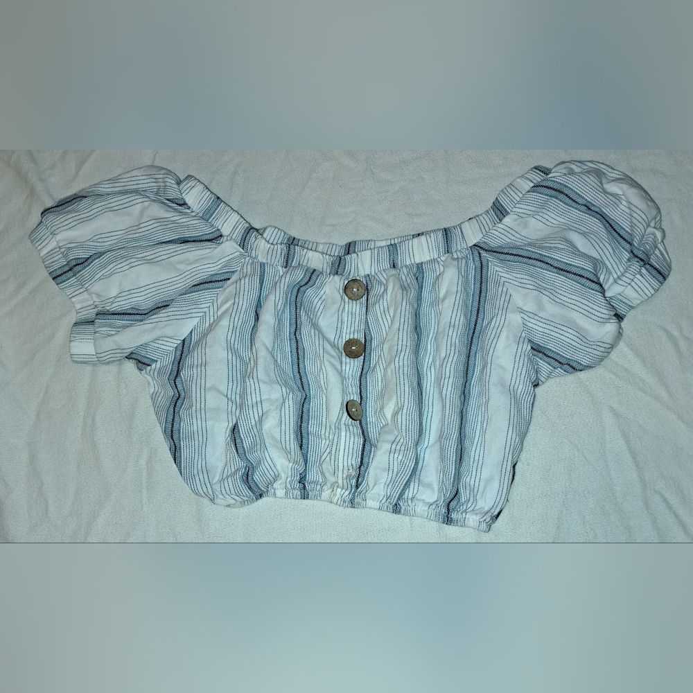 Striped Crop Top